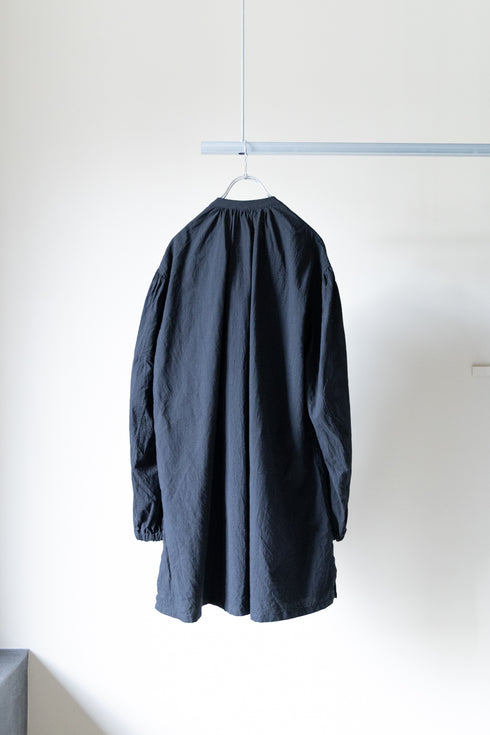 【YUTA MATSUOKA】"SHEETING DYED PLAIN WEAVEN SMOCK"