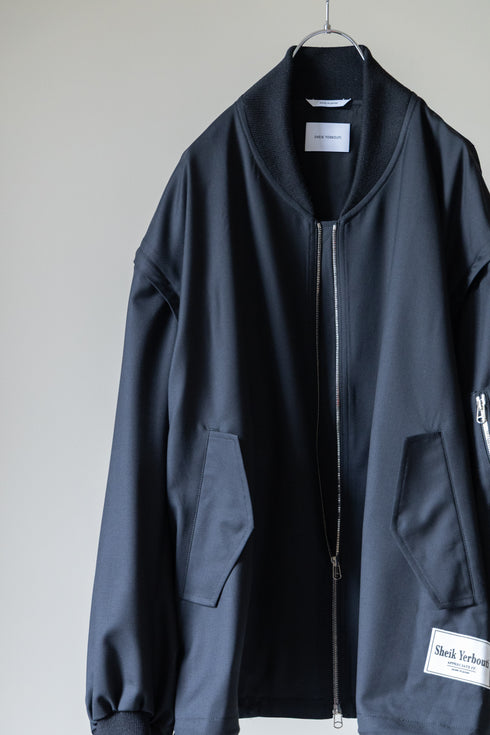 【SHEIK YERBOUTI】"Detachable Bomber Jacket"