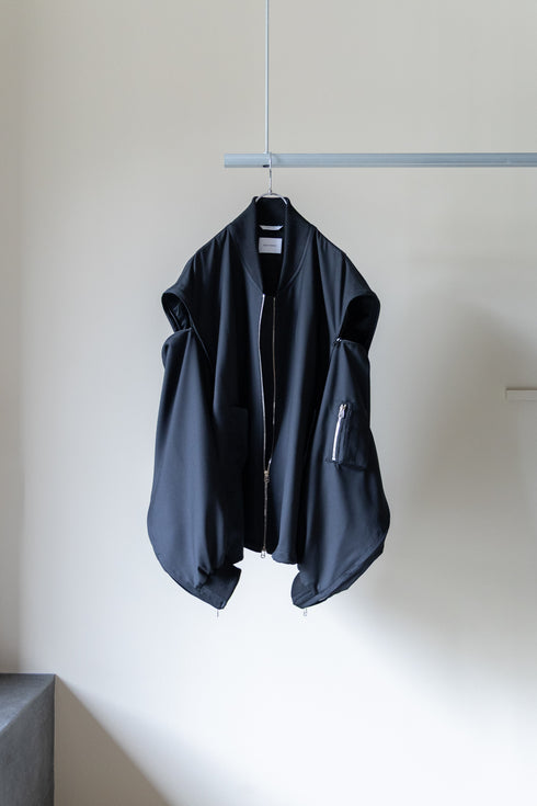 【SHEIK YERBOUTI】"Detachable Bomber Jacket"