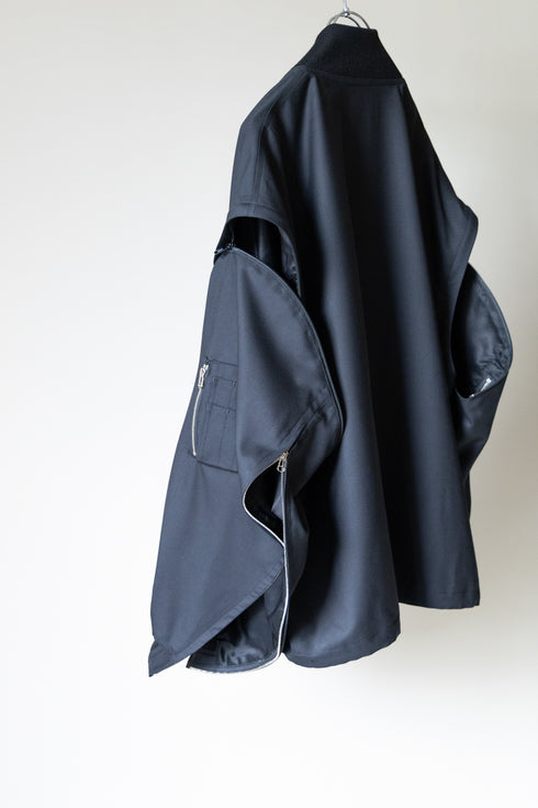 【SHEIK YERBOUTI】"Detachable Bomber Jacket"