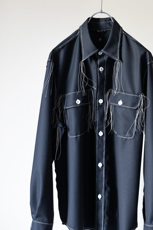 【LQUARTET】"WASHABLE SUPER100’s 60s CRAFTSMAN SHIRT"