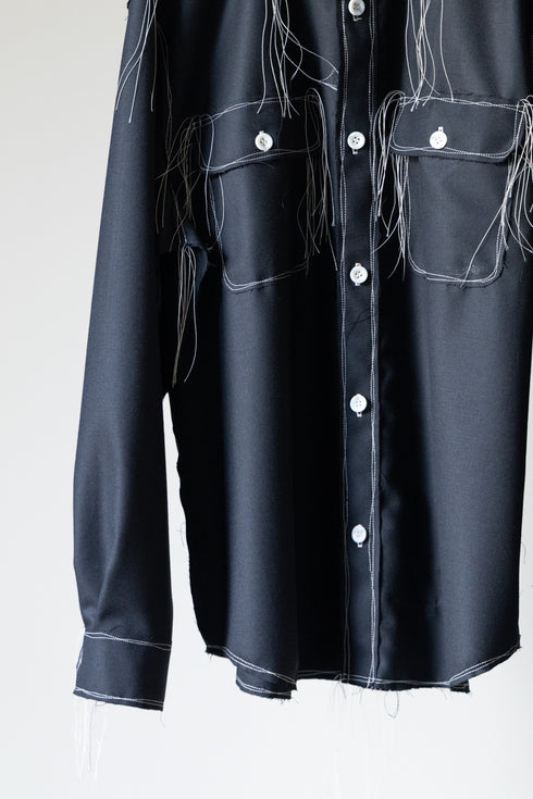 【LQUARTET】"WASHABLE SUPER100’s 60s CRAFTSMAN SHIRT"