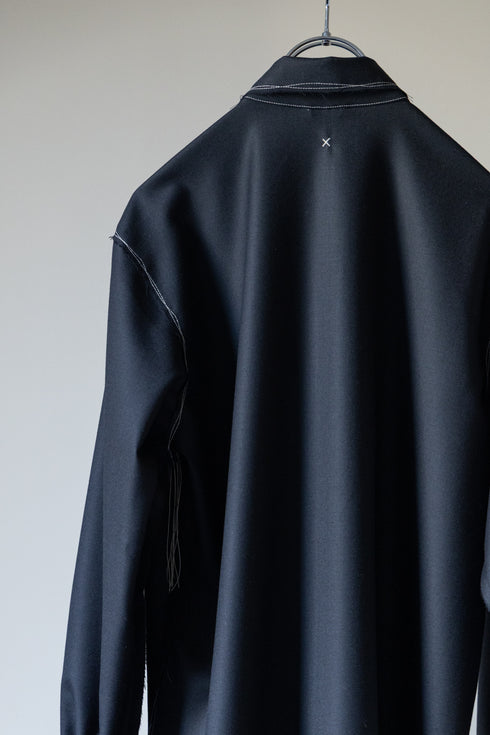 【LQUARTET】"WASHABLE SUPER100’s 60s CRAFTSMAN SHIRT"