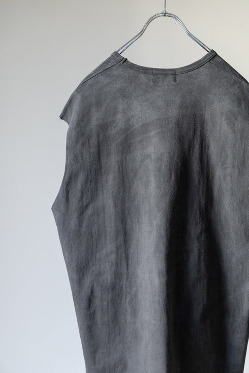 【KUON】"Sumizome Sleeveless Top"
