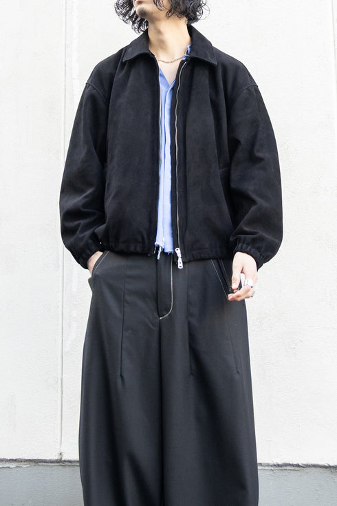【YOKO SAKAMOTO】"SHEEP SUEDE ZIP BLOUSON"