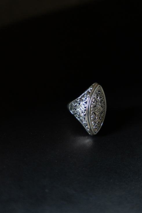【GEROCHRISTO】"Mediterranean Marquise Shape Ring"