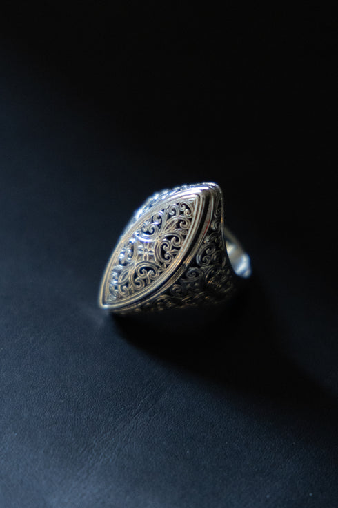 【GEROCHRISTO】"Mediterranean Marquise Shape Ring"