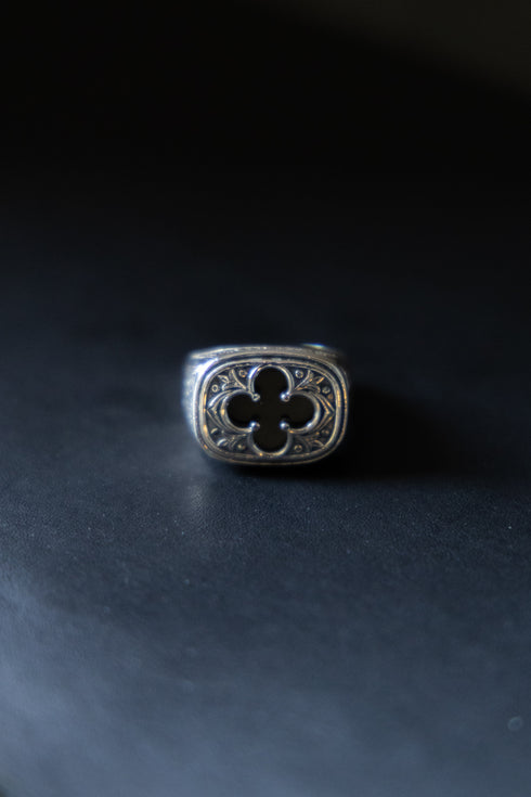 【GEROCHRISTO】"Odysseus Rings with Black Onyx"