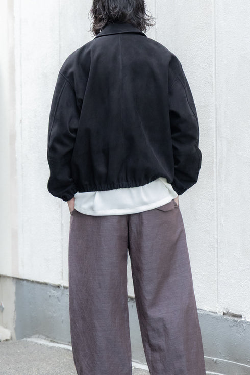 【YOKO SAKAMOTO】"SHEEP SUEDE ZIP BLOUSON"