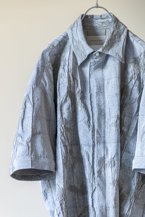 別注【Licht Bestreben】"Detachable Sleeve Hook-Cuff Jacquard Shirt"
