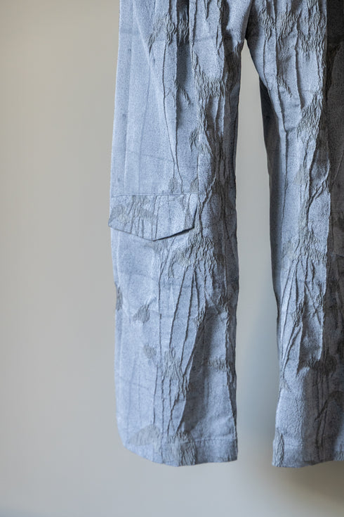 別注【Licht Bestreben】"Shin Flap Baggy Jacquard Trousers"