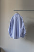 【Licht Bestreben】"Detachable Sleeve Hook-Cuff Stripe Shirt"