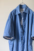 【Licht Bestreben】"Detachable Sleeve Hook-Cuff Denim Shirt"
