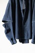 【Licht Bestreben】"Detachable Sleeve Hook-Cuff Denim Shirt"
