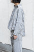 別注【Licht Bestreben】"Detachable Sleeve Hook-Cuff Jacquard Shirt"