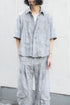 別注【Licht Bestreben】"Detachable Sleeve Hook-Cuff Jacquard Shirt"