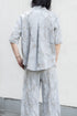 別注【Licht Bestreben】"Detachable Sleeve Hook-Cuff Jacquard Shirt"