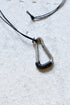 別注【SHEIK YERBOUTI】"Braided leather-cord carabiner necklace"