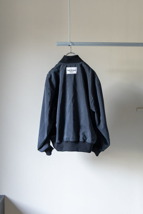 【SHEIK YERBOUTI】"Reversible Handpaint Bomber Jacket"