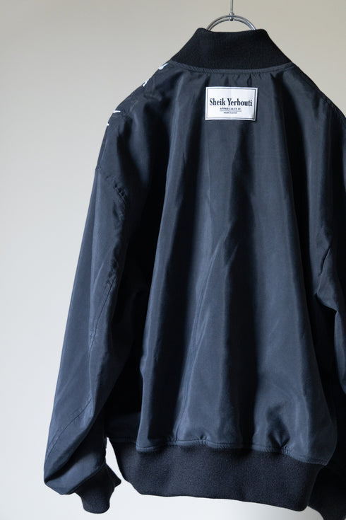 【SHEIK YERBOUTI】"Reversible Handpaint Bomber Jacket"