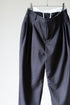 【THE JEAN PIERRE】"Urban Wool Low 3 Tuck Trousers"
