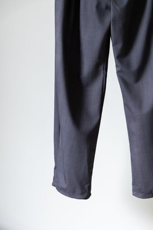 【THE JEAN PIERRE】"Urban Wool Low 3 Tuck Trousers"