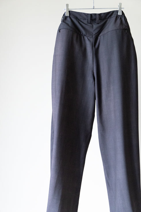 【THE JEAN PIERRE】"Urban Wool Low 3 Tuck Trousers"