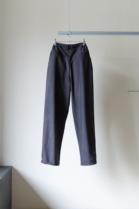 【THE JEAN PIERRE】"Urban Wool Low 3 Tuck Trousers"