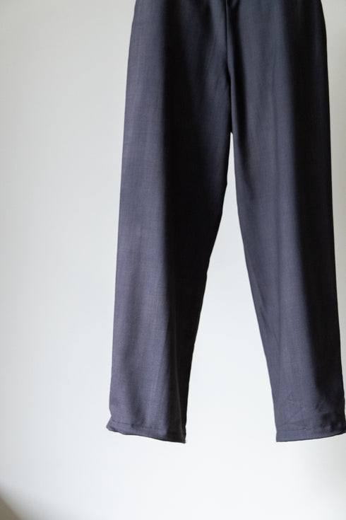 【THE JEAN PIERRE】"Urban Wool Low 3 Tuck Trousers"