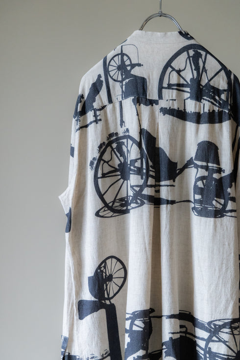 【YUTA MATSUOKA】"BAND COLLAR SHIRT"