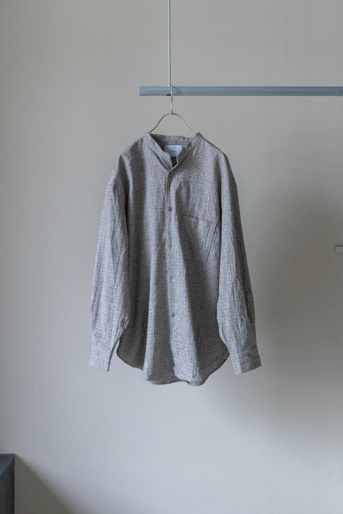 【nuterm】"Band Collar Shirts"