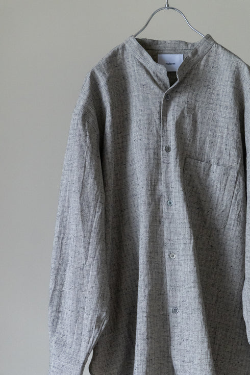 【nuterm】"Band Collar Shirts"