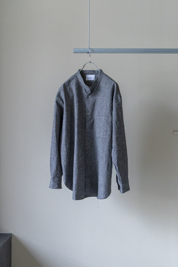 別注【nuterm】"Band Collar Shirts"