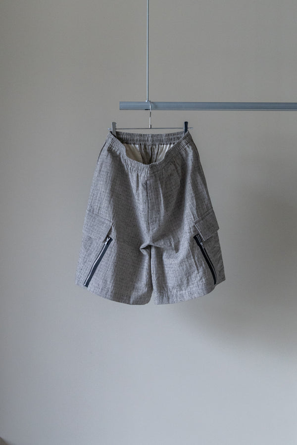 【nuterm】"ZIP Cargo Easy Shorts"
