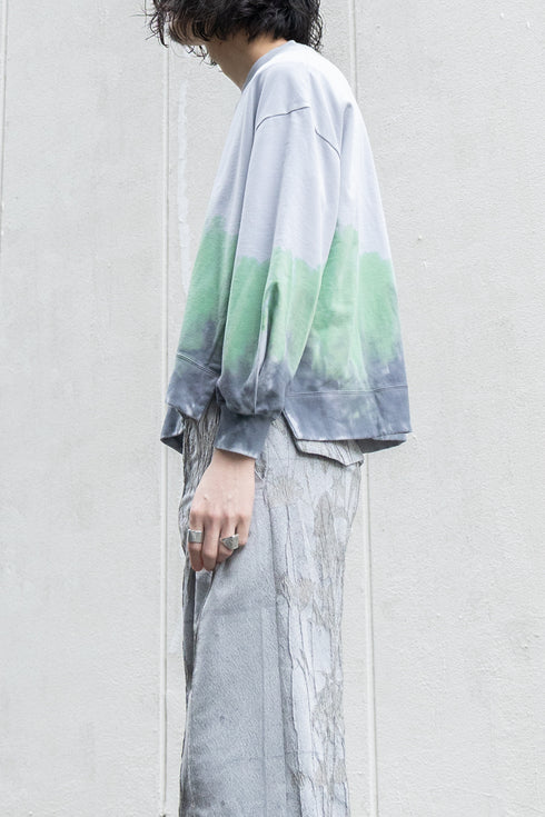 【Licht Bestreben】"Hand Dyed Long Sleeve Pullover"