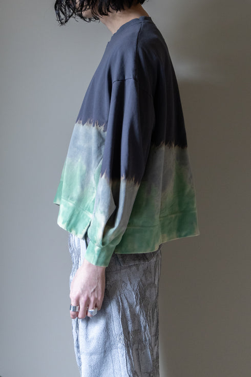 【Licht Bestreben】"Hand Dyed Long Sleeve Pullover"