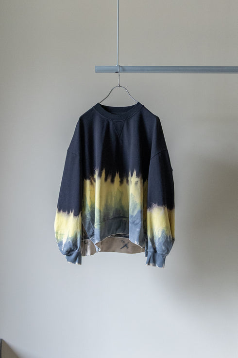 【Licht Bestreben】"Hand Dyed Long Sleeve Pullover"
