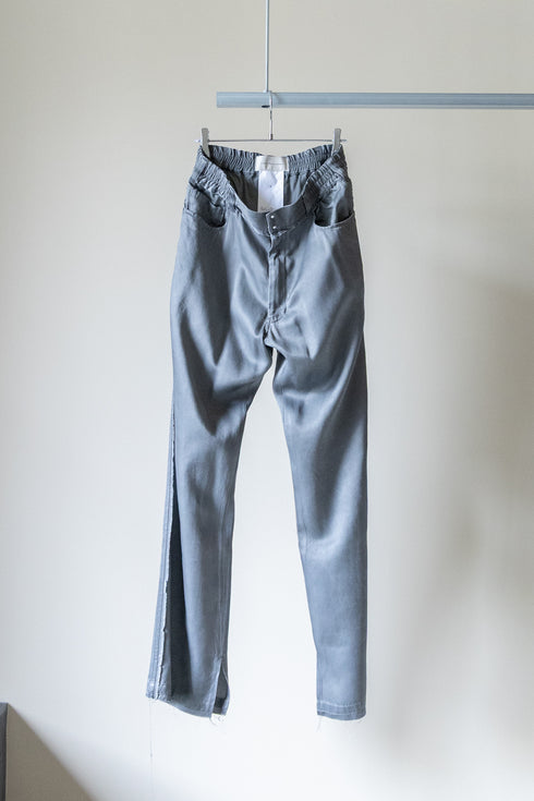 【Licht Bestreben】"Pigment Dyed Cupra Semi-Flare Pants"
