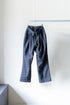 【Licht Bestreben】"Embroidery 3 Tuck Easy Trousers"