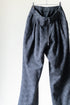 【Licht Bestreben】"Embroidery 3 Tuck Easy Trousers"