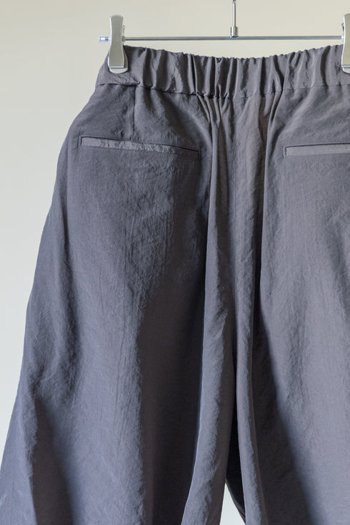 【Blanc YM】"Salt Shrink Cupro Harf Pants"