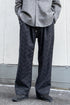 【Licht Bestreben】"Embroidery 3 Tuck Easy Trousers"