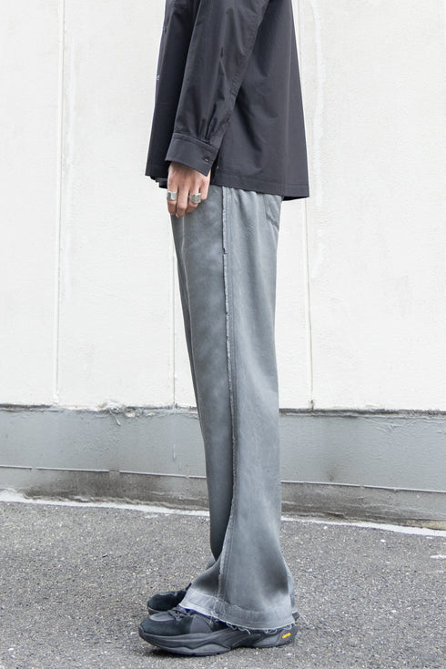 【Licht Bestreben】"Pigment Dyed Cupra Semi-Flare Pants"