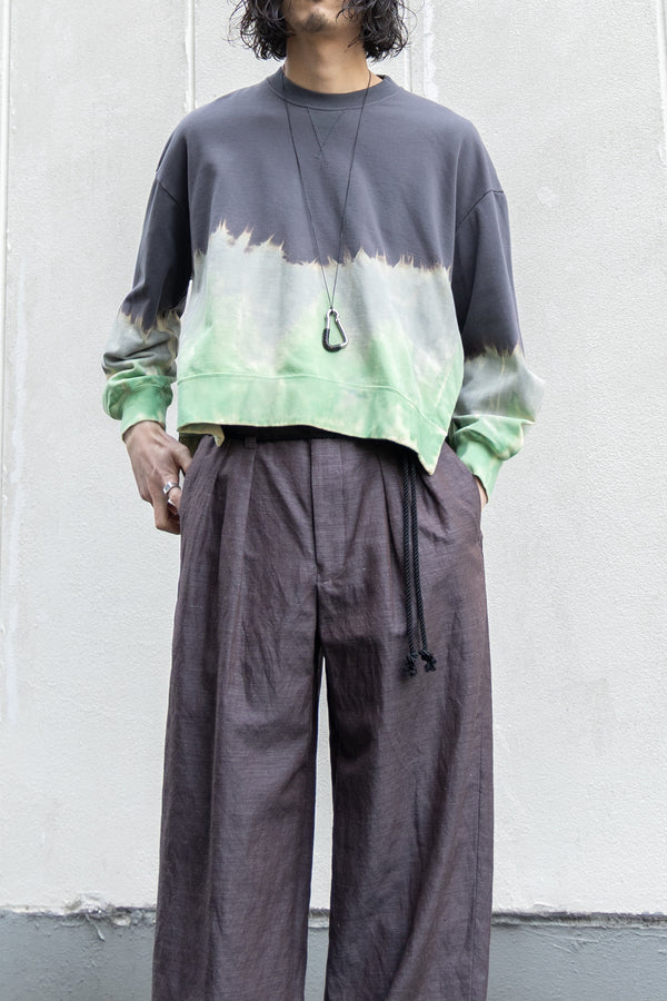【Licht Bestreben】"Hand Dyed Long Sleeve Pullover"
