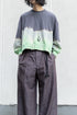 【Licht Bestreben】"Hand Dyed Long Sleeve Pullover"