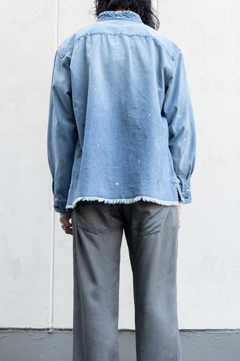 別注【KUON】"Painting Denim Sashiko Shirket"