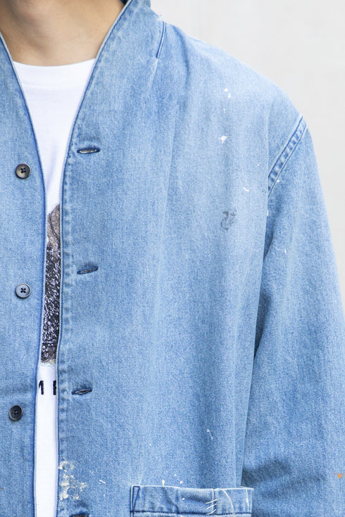 別注【KUON】"Painting Denim Sashiko Shirket"