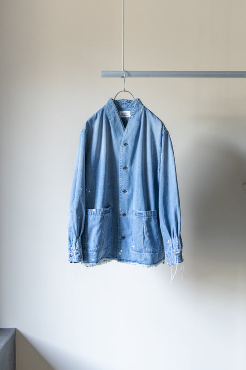 別注【KUON】"Painting Denim Sashiko Shirket"