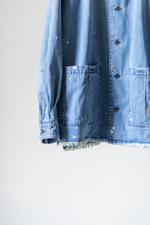 別注【KUON】"Painting Denim Sashiko Shirket"