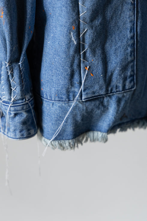 別注【KUON】"Painting Denim Sashiko Shirket"